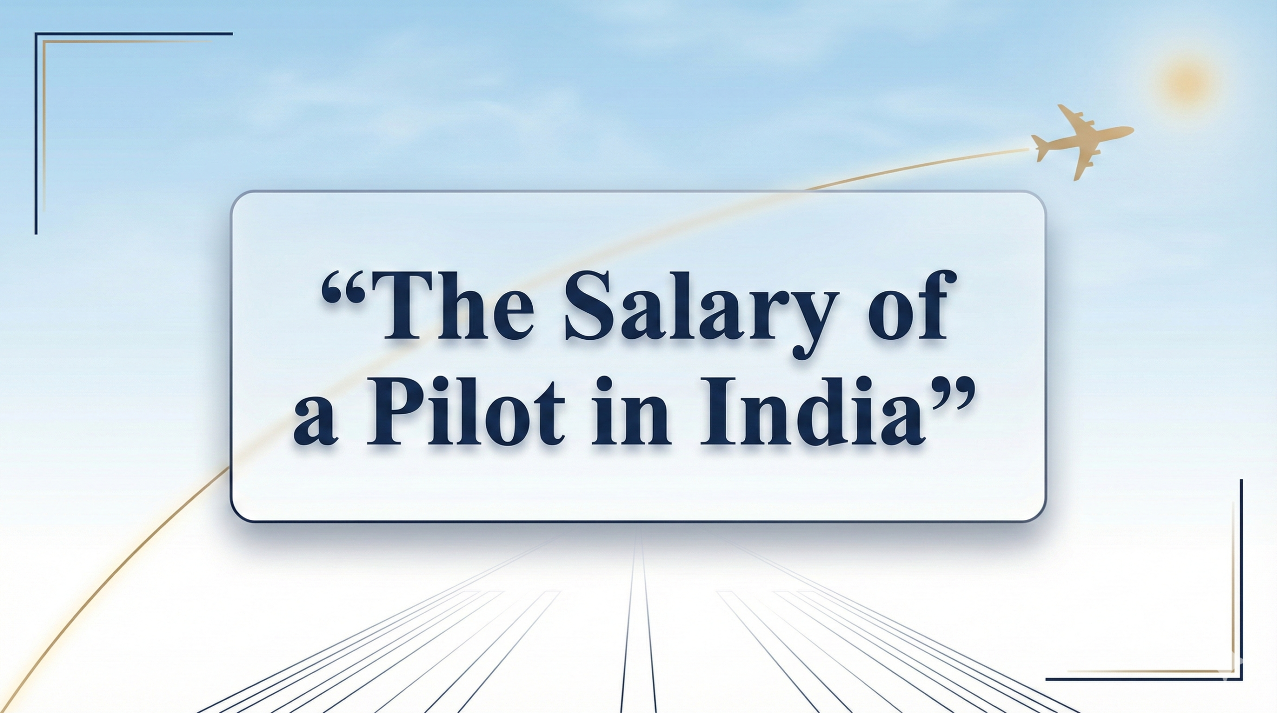 Pilot Salary in India 2026: CPL vs ATPL, Airlines, Experience & Aircraft