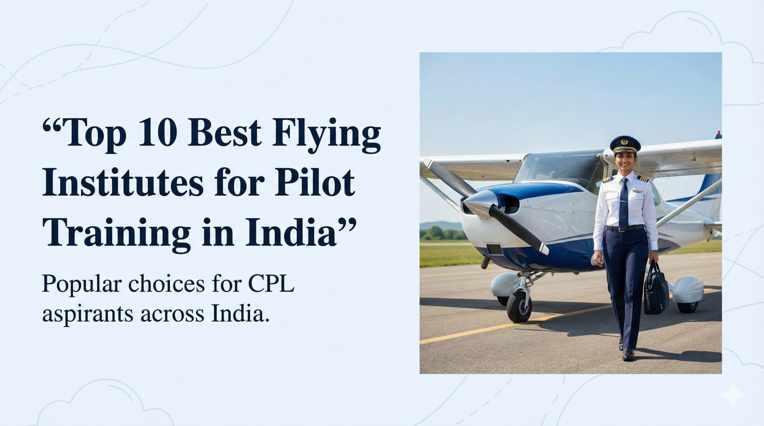 Top 10 Flying Institutes in India (2026) – DGCA Approved Pilot Training