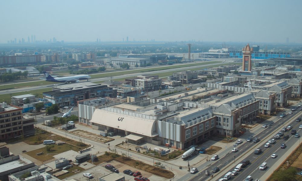 Aerial view of Delhi serving DGCA ground schools in Delhi