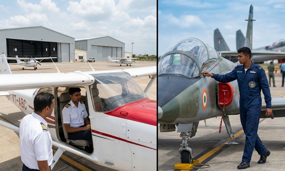 Flight School vs Air Force Pilot Training: Key Differences Explained