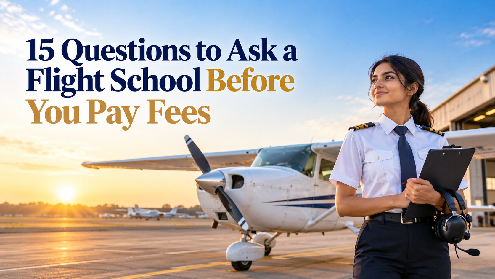 15 Questions to Ask a Flight School Before You Pay Fees 